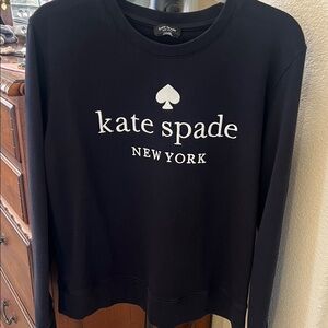 kate spade Black Sweatshirt with White Logo